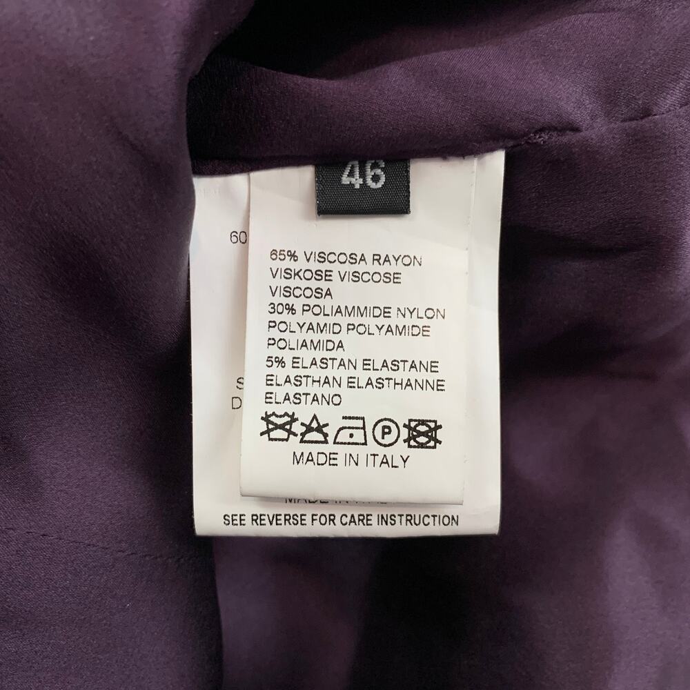 GIORGIO ARMANI Size 10 Black Viscose Blend Cocktail Dress - Picture 5 of 6